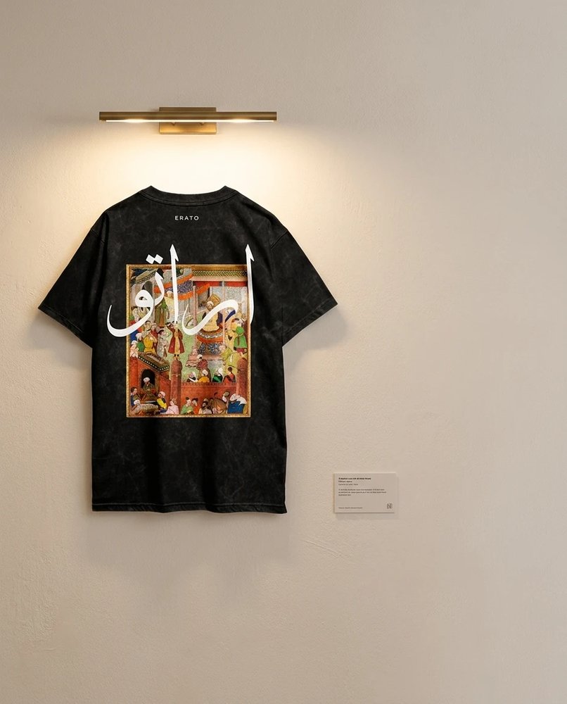 ERATO streetwear campaign, branded t-shirt