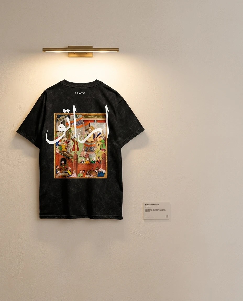 ERATO — Worn History branded t-shirt, historical illustration print